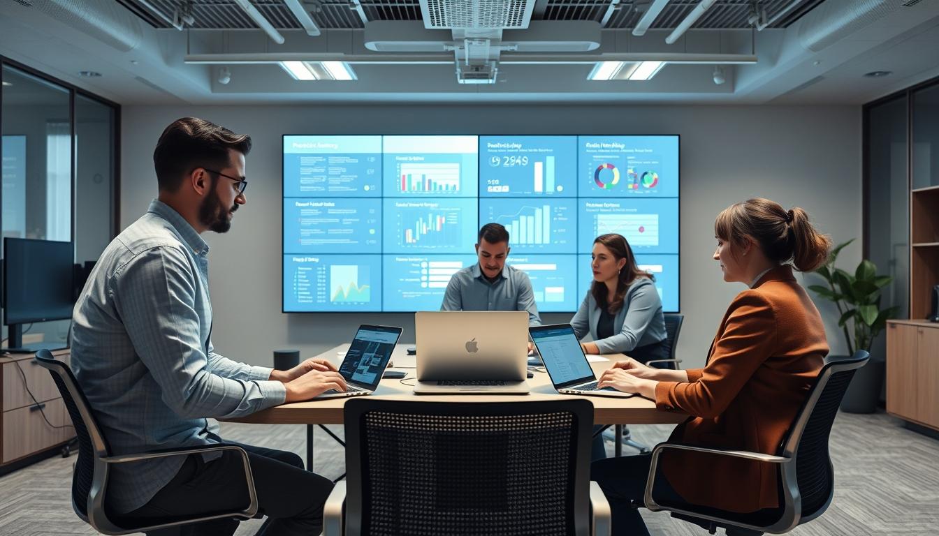 Enterprise software dashboards and business process automation